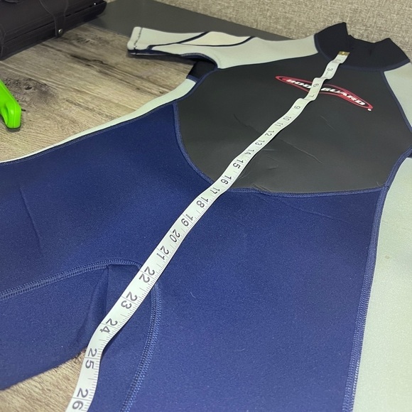 BODY GUARD Juniors Gray Blue Black Blue Shorty Wetsuit. Like New - Picture 6 of 12
